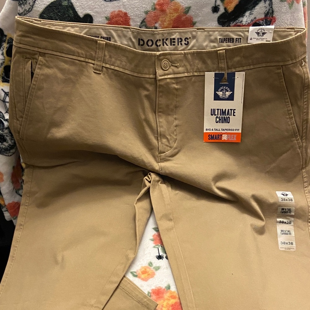 Dockers Smart 360 Flex Khaki Pants Tapered Fit